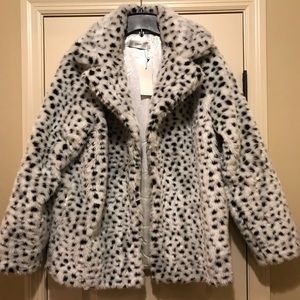 Faux fur coat